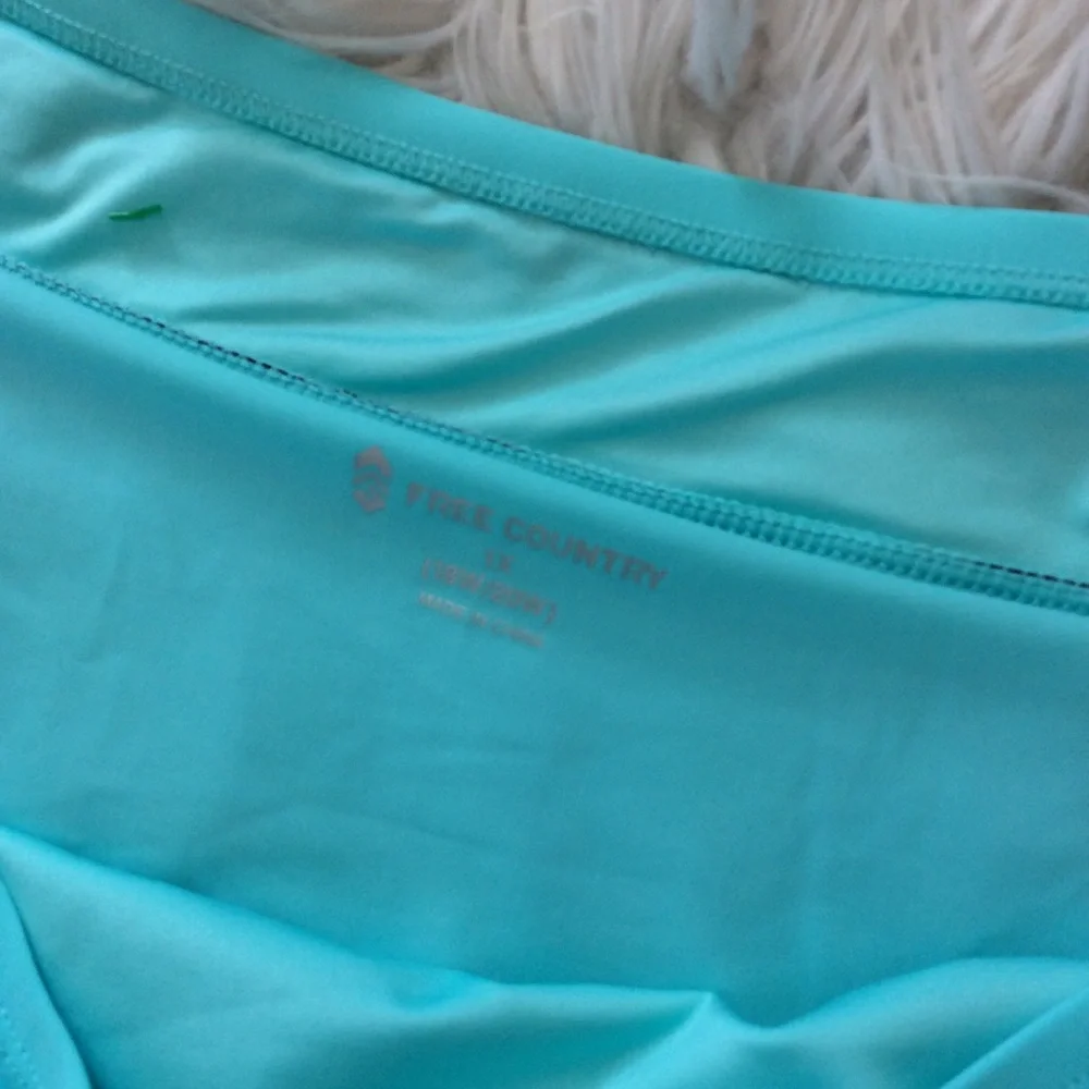 NWT Free Country Ruched Skirted Swim Bottoms
